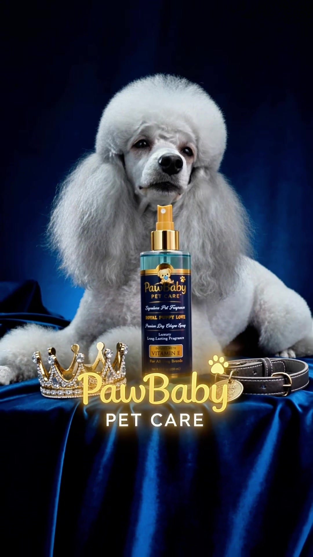 PawBaby Royal Love Dog Cologne 🐶✨ PawBaby Royal Puppy Love Dog Cologne 💙 Vitamin E Infused ✨ Long-lasting luxury fragrance 🐾 Safe for all dog breeds 🛒 Available in TikTok Shop! #DogCologne #DogPerfume #PetCare #DogGrooming #PawBaby